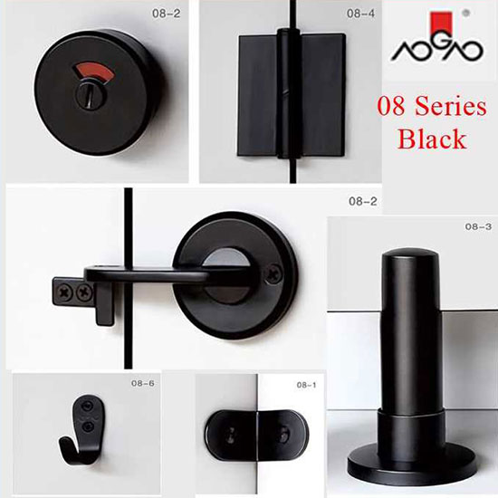 Bộ phụ kiện aogao 08 màu đen (black) - hình ảnh