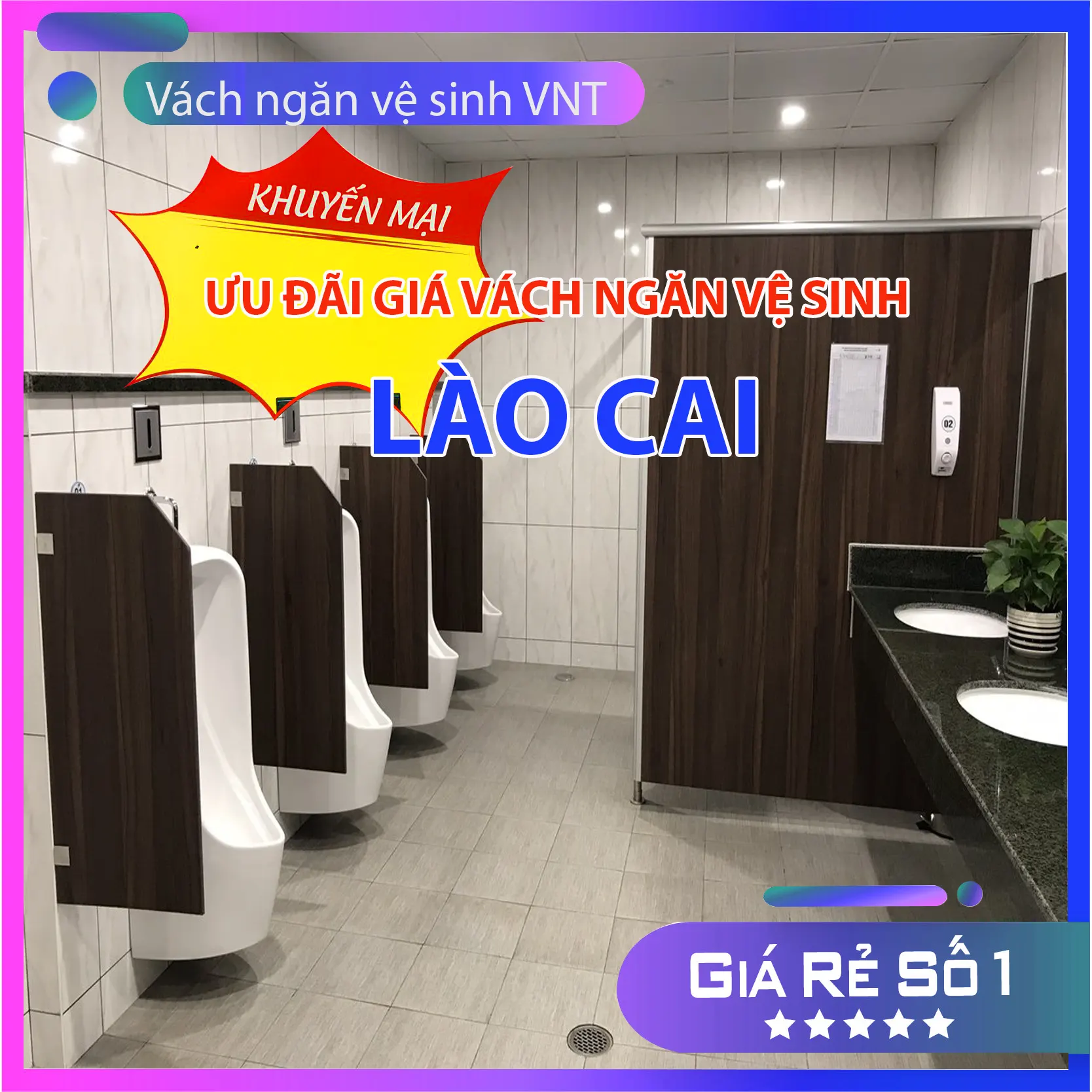 Vách Ngăn Vệ Sinh Giá Rẻ VNT
